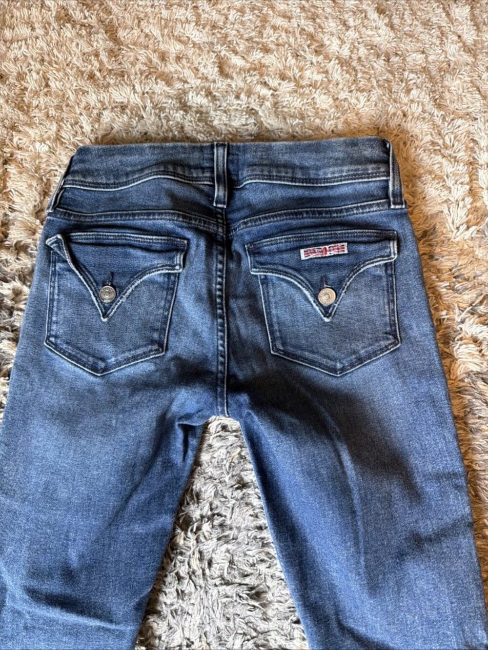 HUDSON Beth Baby Bootcut Jeans Blue Wash Stretch Women’s 27 - Picture 7 of 8
